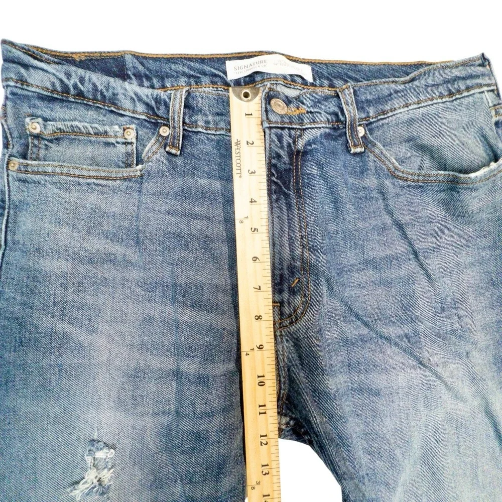 Levis Signature Blue‎ Jeans Mens 36x30 Regular Fit Tapered Leg Denim Levi's